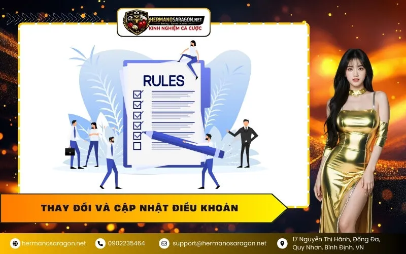 Thay Đổi Và Cập Nhật Điều Khoản